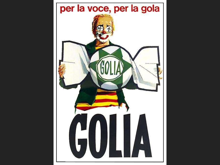 Gianni Venturino, Golia, circa 1965, offset, 140 x 100 cm. Collezione Galleria L'IMAGE, Alassio (SV)