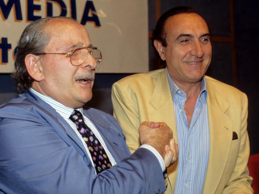 Domenico Modugno con Pippo Baudo © fotostore (Alberto Terenghi / IPA/Fotogramma)