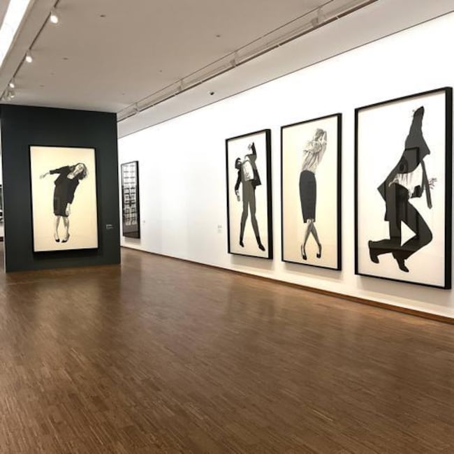 I disegni di Robert Longo all’Albertina di Vienna