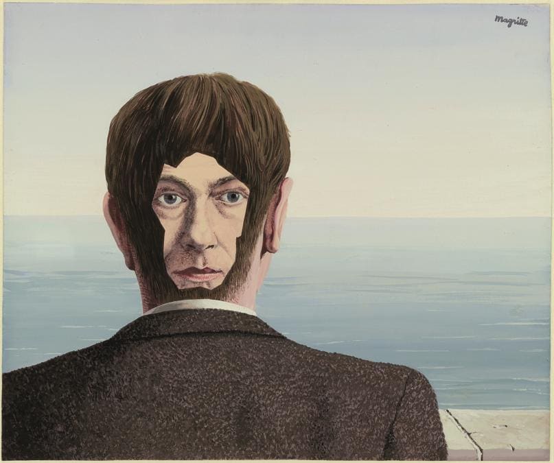 René Magritte  «La maison de verre» 1939 -  Gouache su carta. Museum Boijmans Van Beuningen, Rotterdam(Foto: Studio Tromp). By SIAE 2023