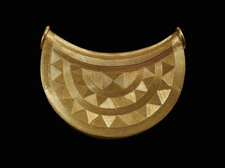 Bronze Age sun pendant, 1000–800BC  The Trustees of the British Museum 