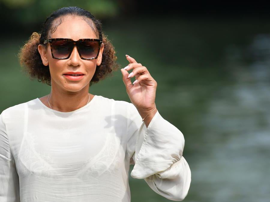 La cantante inglese Melanie Janine Brown, nota come Mel B (Photo by Alberto PIZZOLI / AFP)