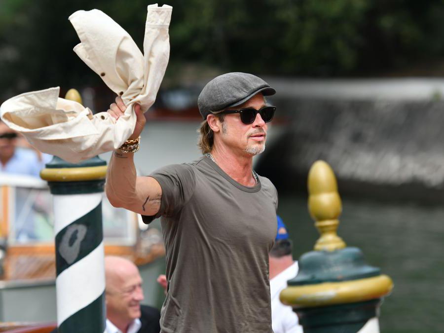 L’attore Brad Pitt (Photo by Alberto PIZZOLI / AFP)