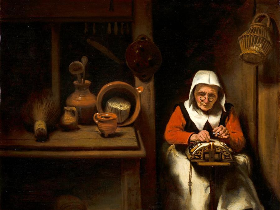 The Old Lacemaker. Nicolaes Maes about 1656. © Mauritshuis, The Hague / Photo: Margareta Svensson