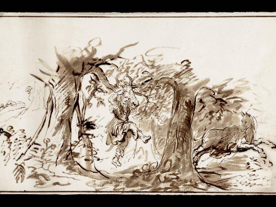 Absalom becomes Entangled in the Branches of a Tree. Nicolaes Maes, early 1650s. © Rijksmuseum Amsterdam