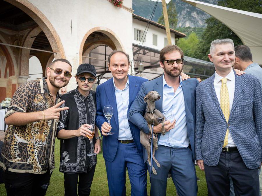 Rocco Hunt, Fabio Rovazzi, Matteo Lunelli, Tomaso Trussardi e Alberto Santini