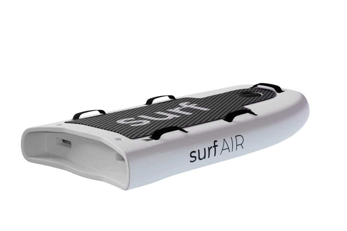 Tavola da surf gonfiabile a propulsione elettrica, MO-JET (1.750 €).