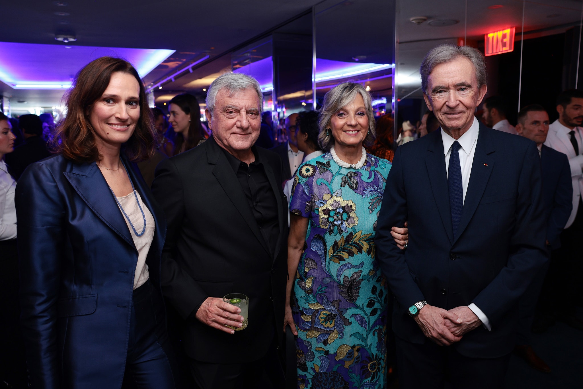 Katia Assous ,Sidney Toledano, Hélène Mercier e Bernard Arnault  (Photo by Dimitrios Kambouris/Getty Images for Tiffany & Co.)