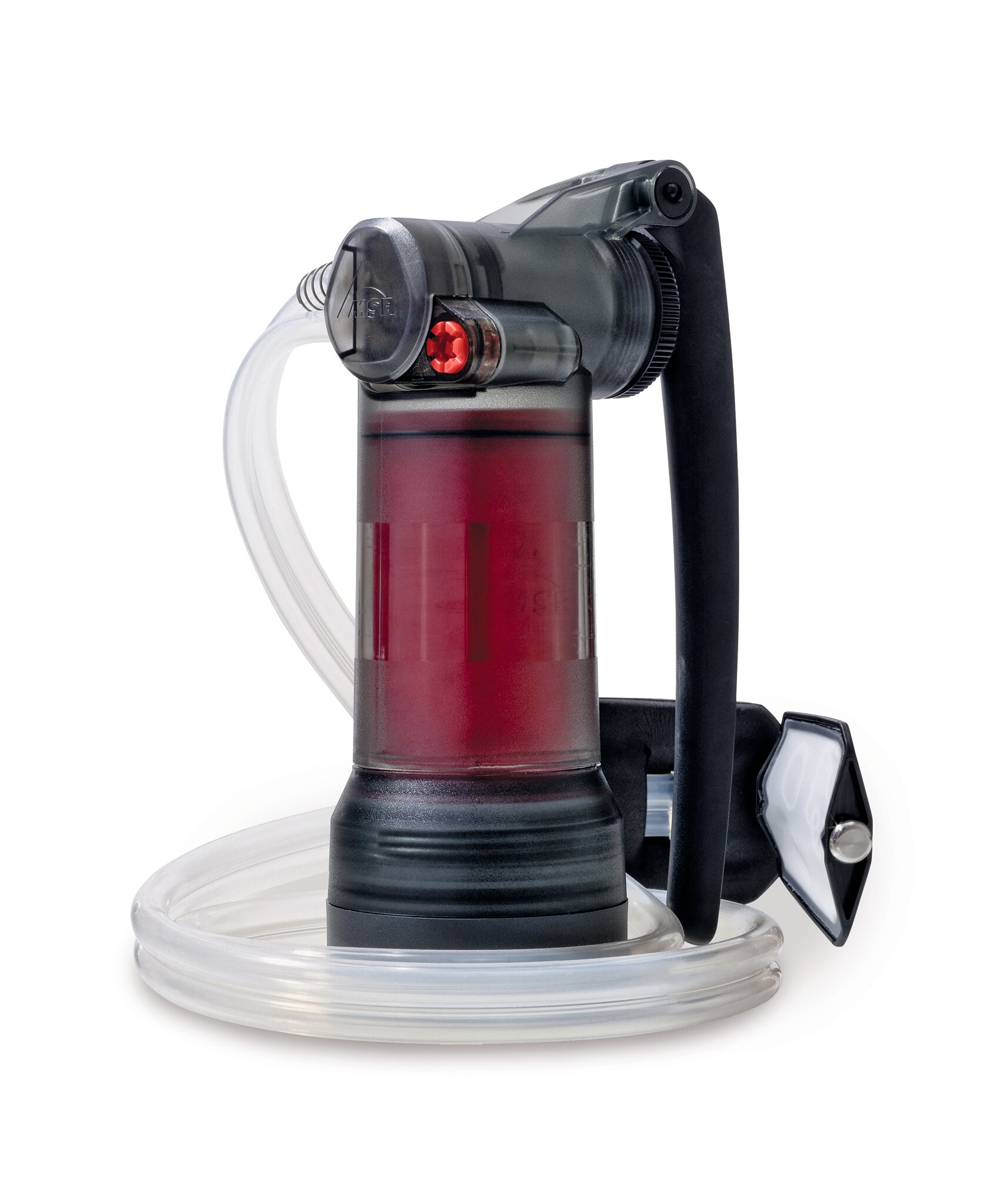 DEPURATORE, MSR GUARDIAN In grado di produrre oltre 10mila litri di acqua pulita, filtrando sedimenti, protozoi, batteri e virus presenti in qualunque pozza, questo depuratore estremamente resistente, ideato per le spedizioni militari, è facile da usare e si pulisce da solo. Pesa solo 480 grammi ed è alto appena 21 centimetri, così, dopo che aver riempito una bottiglia da 2,5 litri pompando acqua per un solo minuto, potrete riporlo comodamente nello zaino fino alla sosta successiva (circa 360 euro).