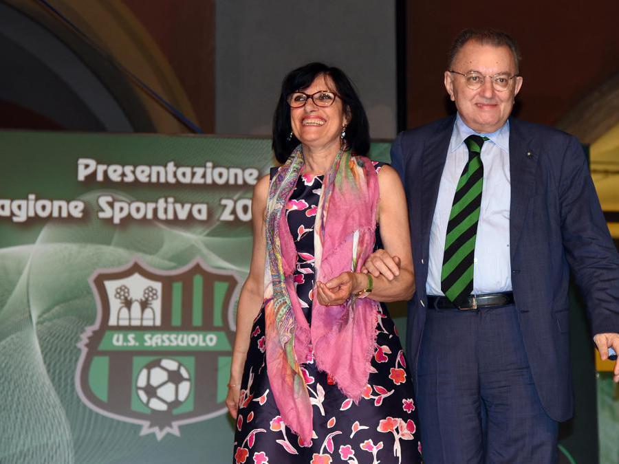 Adriana Spazzoli conil marito Giorgio Squinzi  (Foto IPP/Alberto Sabattini)