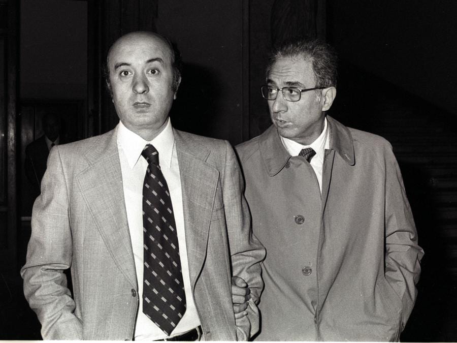Cossiga con Ciriaco de Mita, il 9 ottobre 1975 (Archivio Ansa)