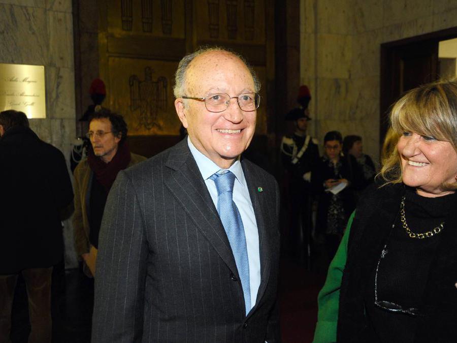 Tribunale di Milano, cerimonia di apertura dell' anno giudiziario,nella foto Francesco Saverio Borrelli - 2016 (Maurizio Maule/Fotogramma) 