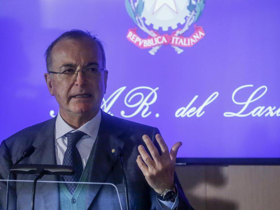 Il presidente del Consiglio di Stato, Franco Frattini (Ansa/Fabio Frustaci)