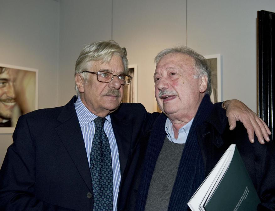 Gianni Minà con Giancarlo Giannini 