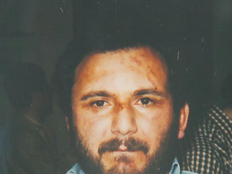 Giovanni Brusca (Cosa nostra), ricercato dal 1991 e arrestato il 20 maggio 1996 ad Agrigento. (Ansa/Giovanni Palazzotto) 