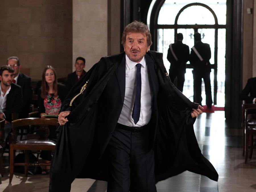 Immagini di scena del film 'ma tu...di che segno 6' (2014) nella foto Gigi Proietti (Foto IPP/Gioia Botteghi)