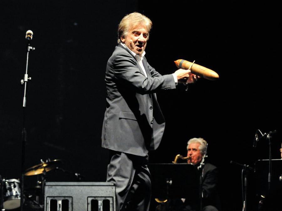 Roma 18/02/2009 Spettacolo teatrale di Gigi Proietti nella foto l'attore (Foto IPP/Cavaliere Emiliano)