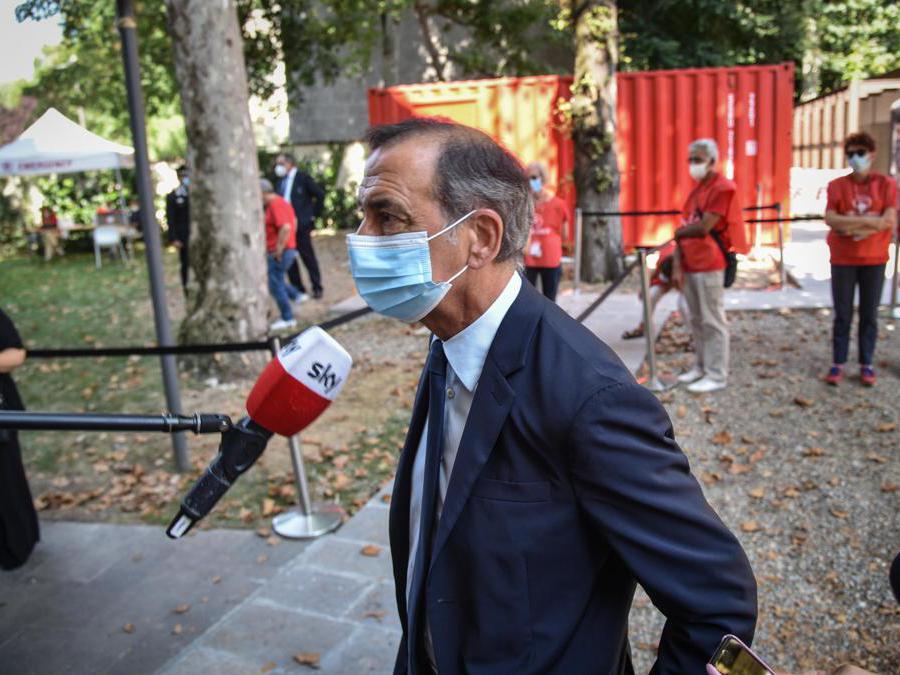 Giuseppe Sala alla camera ardente per Gino Strada nella sede di Emergency ANSA/MATTEO CORNER