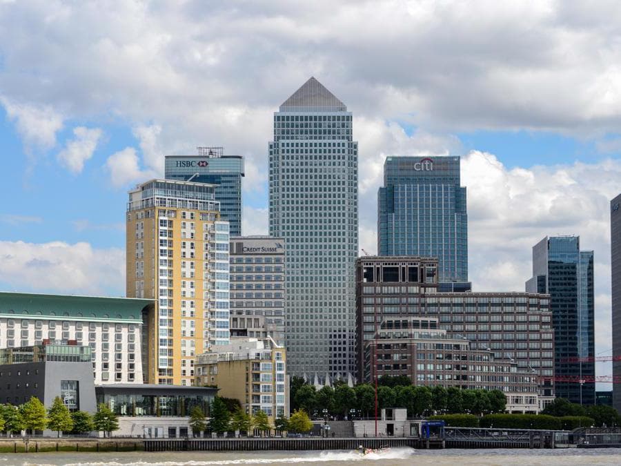 One Canada Square. 235 m. (AFP)