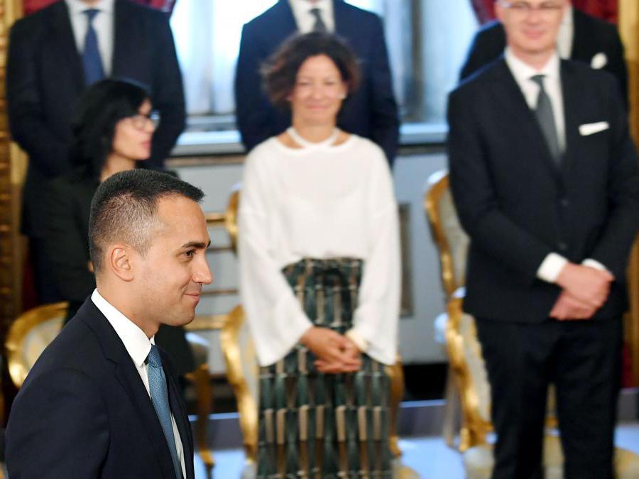 Il ministro degli Esteri Luigi Di Maio. (Photo by Andreas SOLARO / AFP)