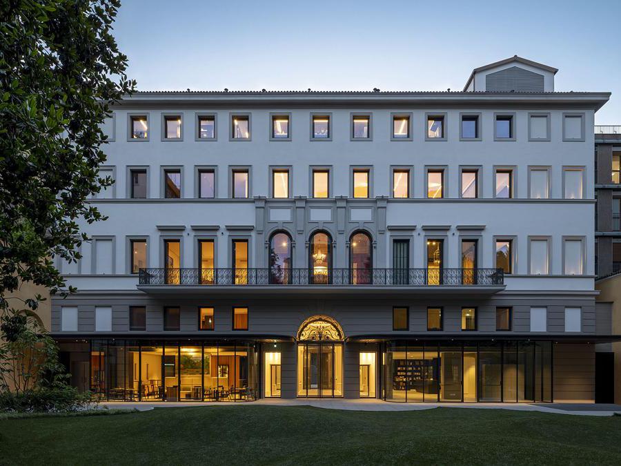 Facciata interna Palazzo, (Foto Giovanni De Sandre per Fondazione Luigi Rovati)