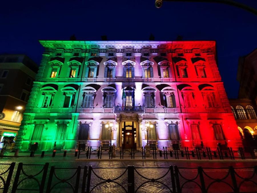 La facciata di Palazzo Madama (ANSA/UFF. STAMPA SENATO)