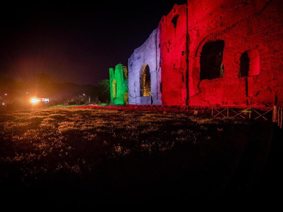 Roma, le Terme di Caracalla (ANSA/MINISTERO BENI CULTURALI)
