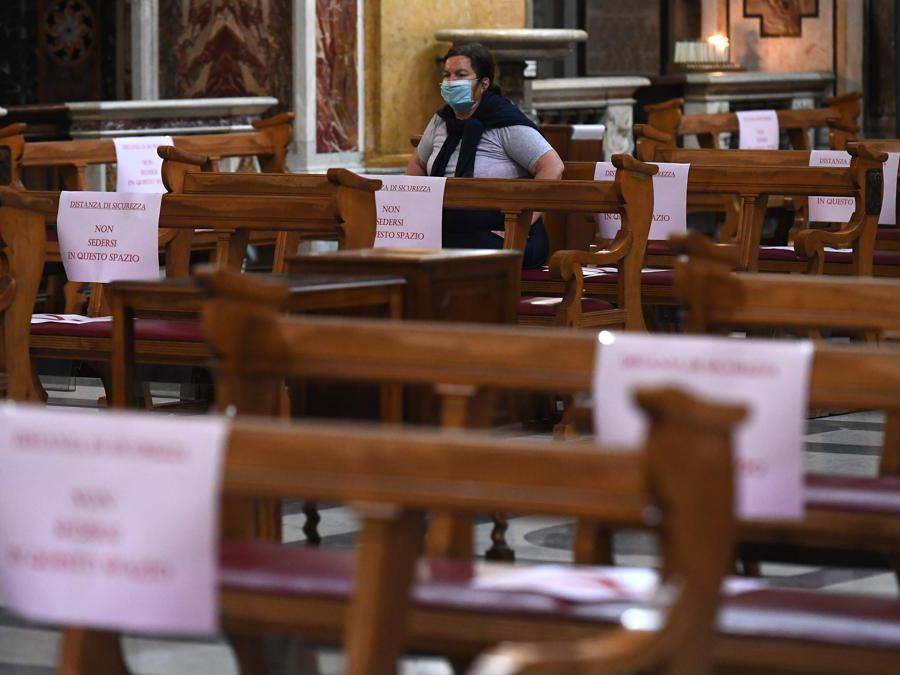 Chiesa di Santa Maria in Traspontina a Roma (Foto Vincenzo Pinto / AFP)