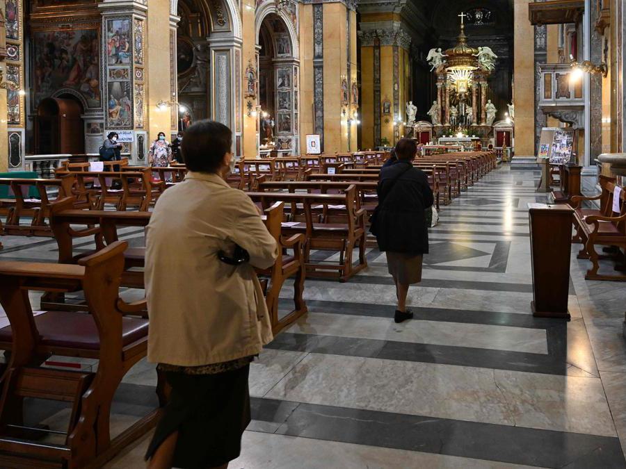 Chiesa di Santa Maria in Traspontina a Roma (Foto Vincenzo Pinto / AFP)