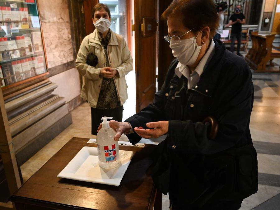 Chiesa di Santa Maria in Traspontina a Roma (Foto Vincenzo Pinto / AFP)