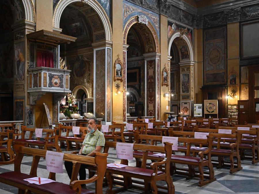 Chiesa di Santa Maria in Traspontina a Roma (Foto Vincenzo Pinto / AFP)