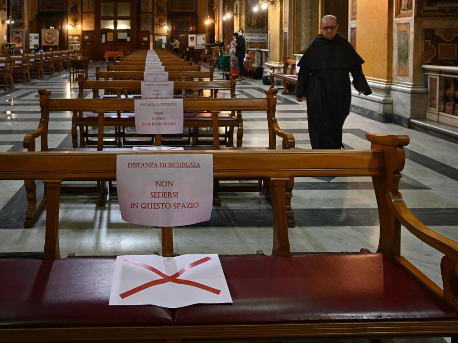 Chiesa di Santa Maria in Traspontina a Roma (Foto Vincenzo Pinto / AFP)