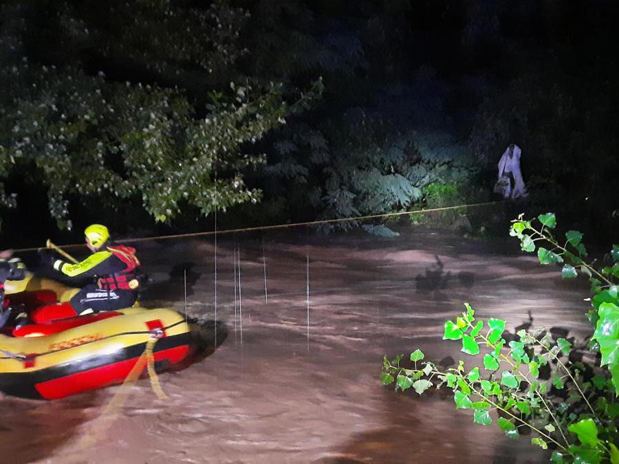 Alto Adige. ANSA/US VIGILI DEL FUOCO 