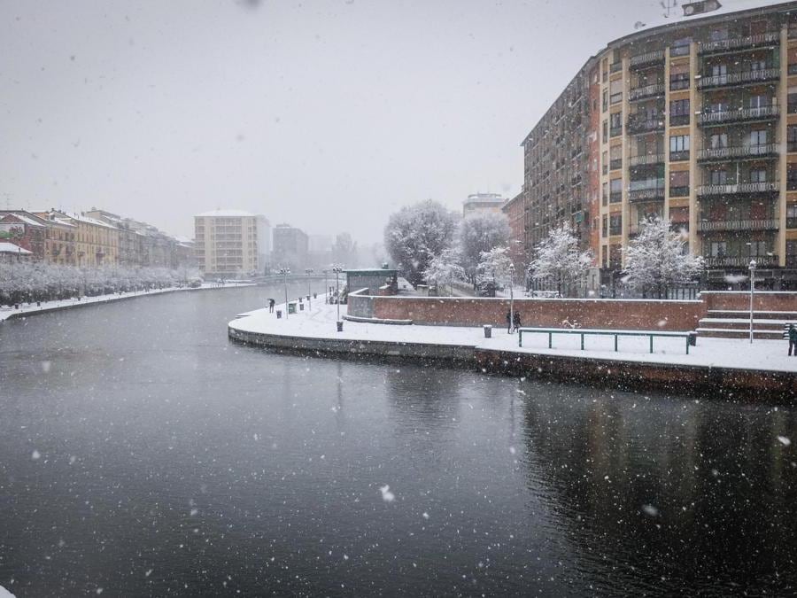 Milano, 28 dicembre 2020. (Ansa / Matteo Corner)