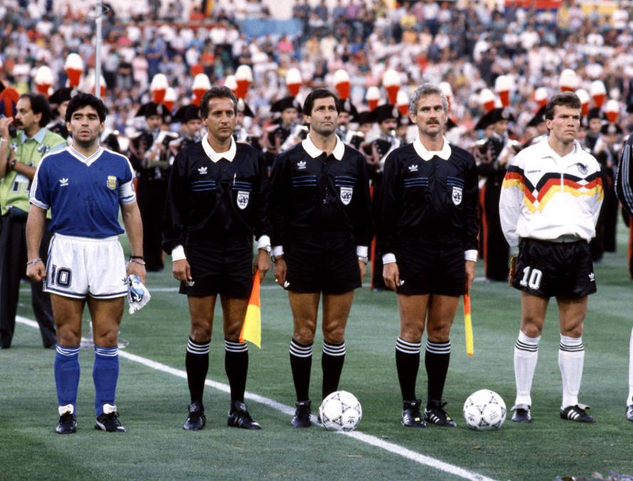 Diego Armando Maradona ai Mondiali di Calcio- Roma  1990 ( Mark Leech/Ipp)