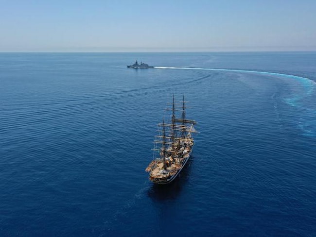 Marina Militare: la nave scuola Amerigo Vespucci fa tappa a Siracusa per la campagna d'istruzione degli allievi ufficiali