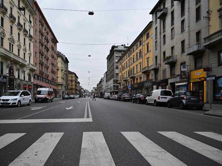 Corso Buenos Aires. (Photo by Miguel Medina / Afp)