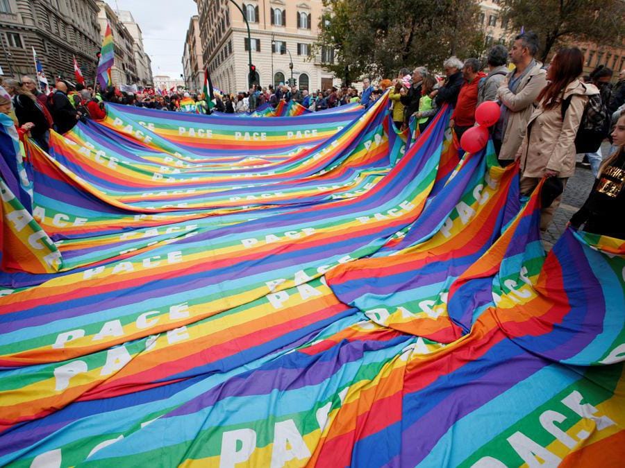 Manifestazione per la pace, Roma, 5 November 2022. ( REUTERS/Remo Casilli)