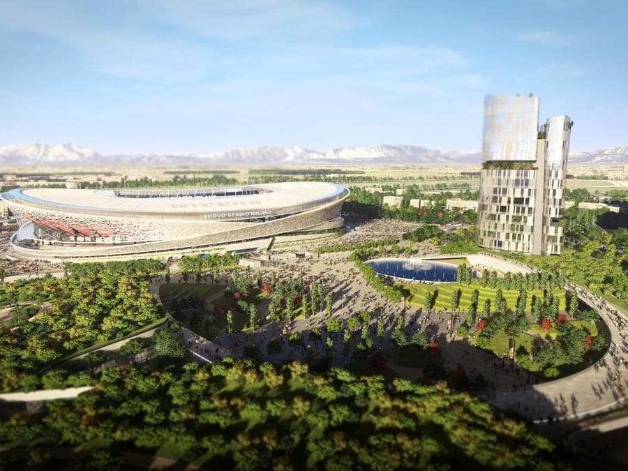Il progetto «Due Anelli» firmato da llo studio milanese-americano Manica Architecture-Sportium