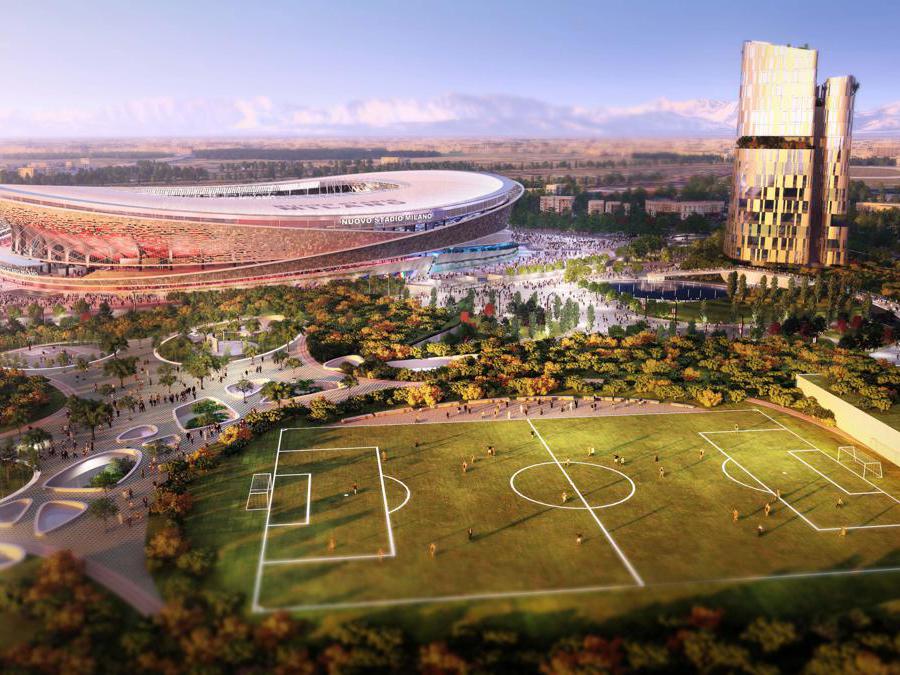 Il progetto «Due Anelli» firmato da llo studio milanese-americano Manica Architecture-Sportium