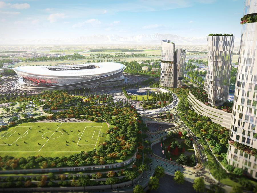 Il progetto «Due Anelli» firmato da llo studio milanese-americano Manica Architecture-Sportium
