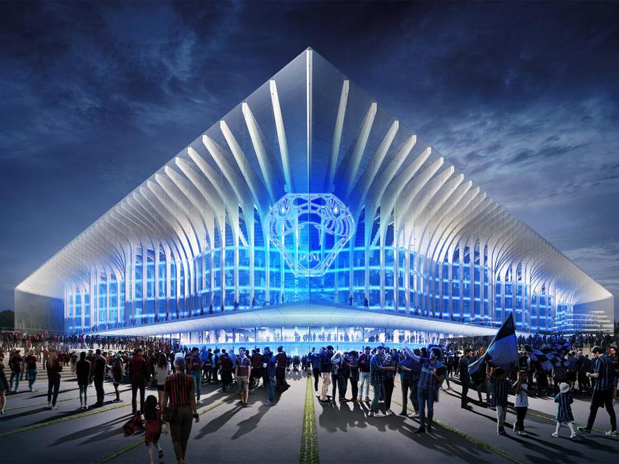Il progetto «Cattedrale» firmato dallo studio di architettura americano Populous