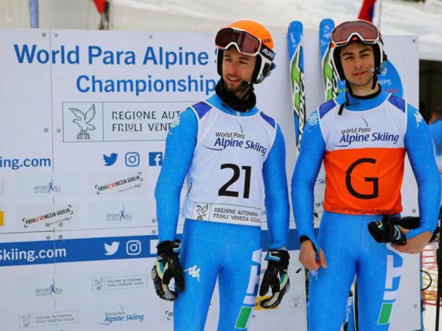 FEBBRAIO. SCI ALPINO PARALIMPICO. Giacomo Bertagnolli e la guida Fabrizio Casal conquistano 5 titoli iridati (4 ori e 1 argento) ai mondiali italo-sloveni che si sono svolti tra Sella Nevea (Friuli Venezia Giulia) e Kranjska Gora 
