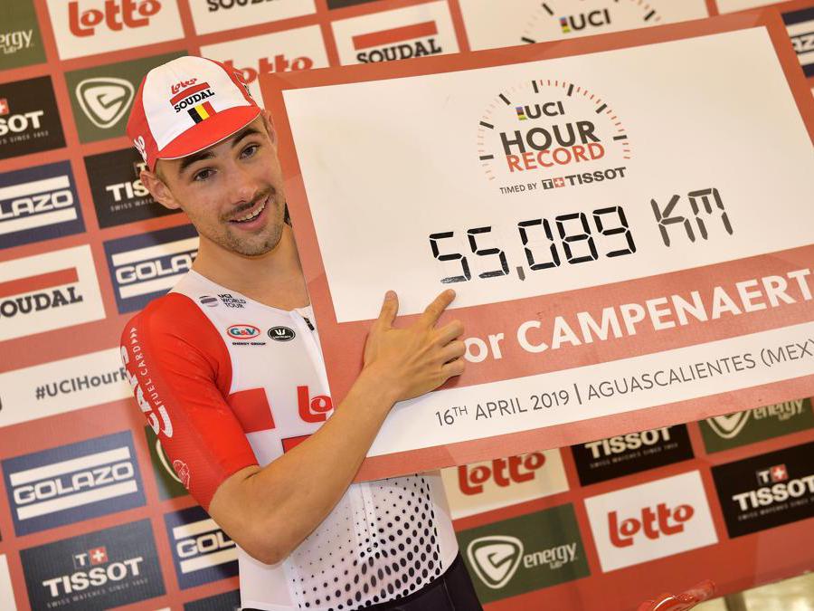 APRILE. CICLISMO. A Città del Messico, il belga Victor Campenaerts stabilisce il nuovo record dell'ora, coprendo la distanza di 55.089 km in sessanta minuti. Il precedente record apparteneva al britannico Bradley Wiggins con 54.526 Km orari. (Afp)