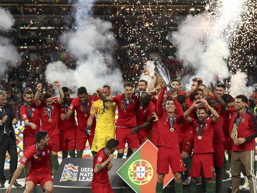 GIUGNO.CALCIO. Il Portogallo vince la prima edizione della Nations League. In una finale combattuta, i campioni d'Europa in carica superano 1-0 l’Olanda. (Photo by Paulo Oliveira / DPI / NurPhoto)