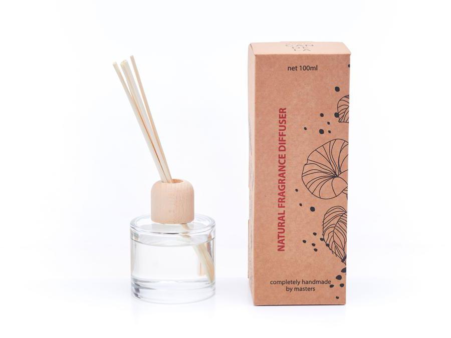 Munio Candela Diffusore ambiente con bastoncini - La linea propone diverse profumazioni: erica - lavanda - rosa - cannella - chiodi di garofano - ginepro - calendula – muschio.98) 