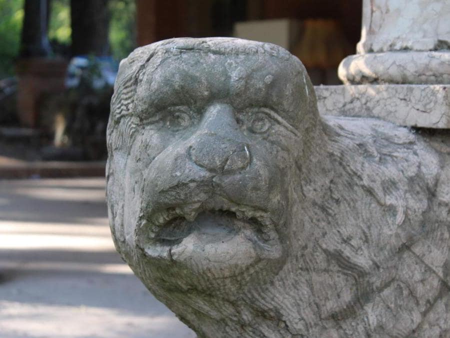 Un particolare di Villa Bella