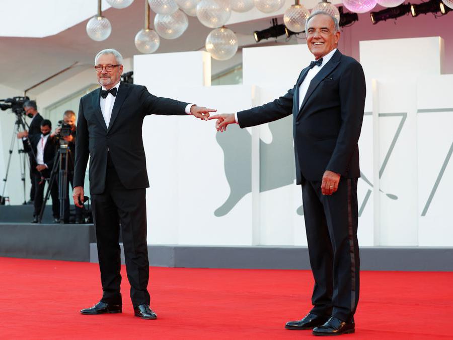 Roberto Cicutto e Alberto Barbera (REUTERS/Guglielmo Mangiapane)