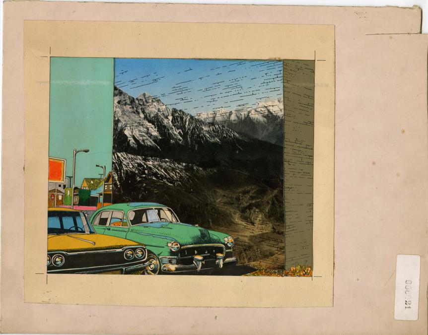 Bozzetto per illustrazione a colori Fiorucci, Courtesy Fiorucci / Sketch for colour illustration Fiorucci, Courtesy of Fiorucci