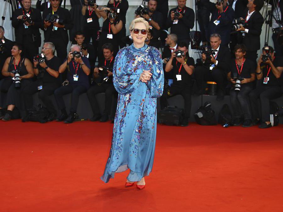 Quinta serata, 1 settembre: Meryl Streep ha indossato un abito Givenchy (Photo by Joel C Ryan/Invision/AP)